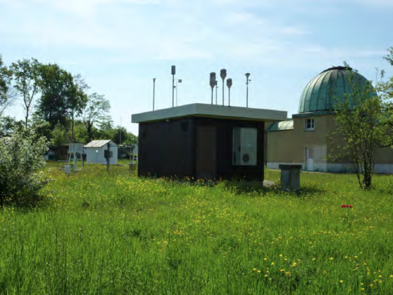 Station de B&acirc;le-Binningen. La charge de poussi&egrave;res fines dans diff&eacute;rents types de stations en Suisse est relev&eacute;e par le R&eacute;seau national d&rsquo;observation des polluants atmosph&eacute;riques (NABEL).